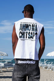 Tank “AMMO” CHI'T'SAP White/Denim
