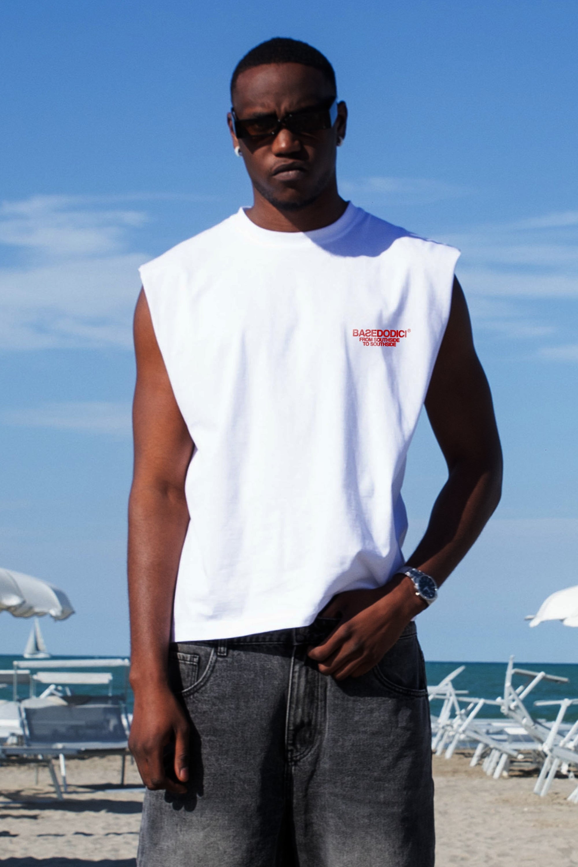 Tank “AMMO” CHI'T'SAP White/Red