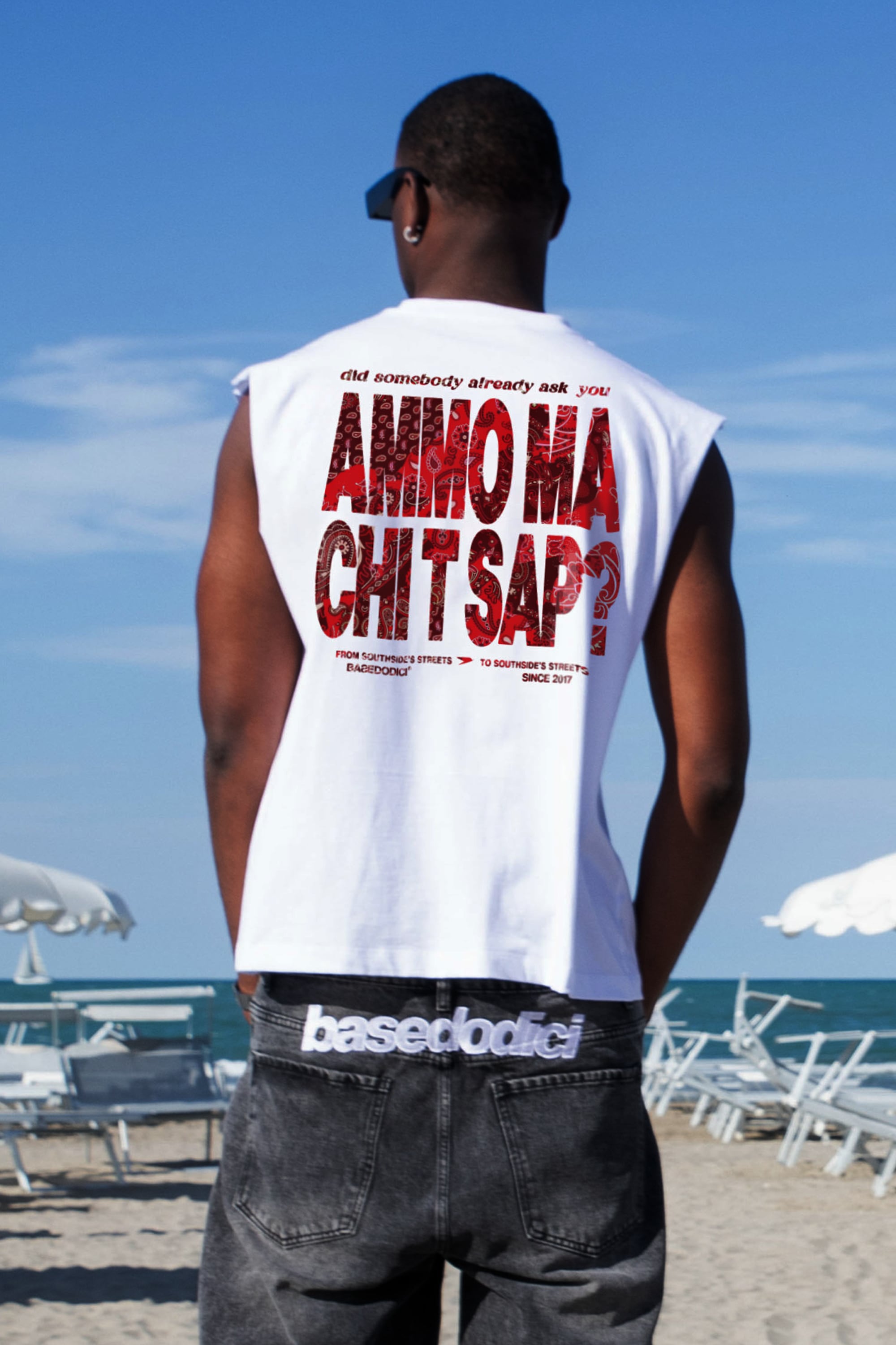 Tank “AMMO” CHI'T'SAP White/Bandana