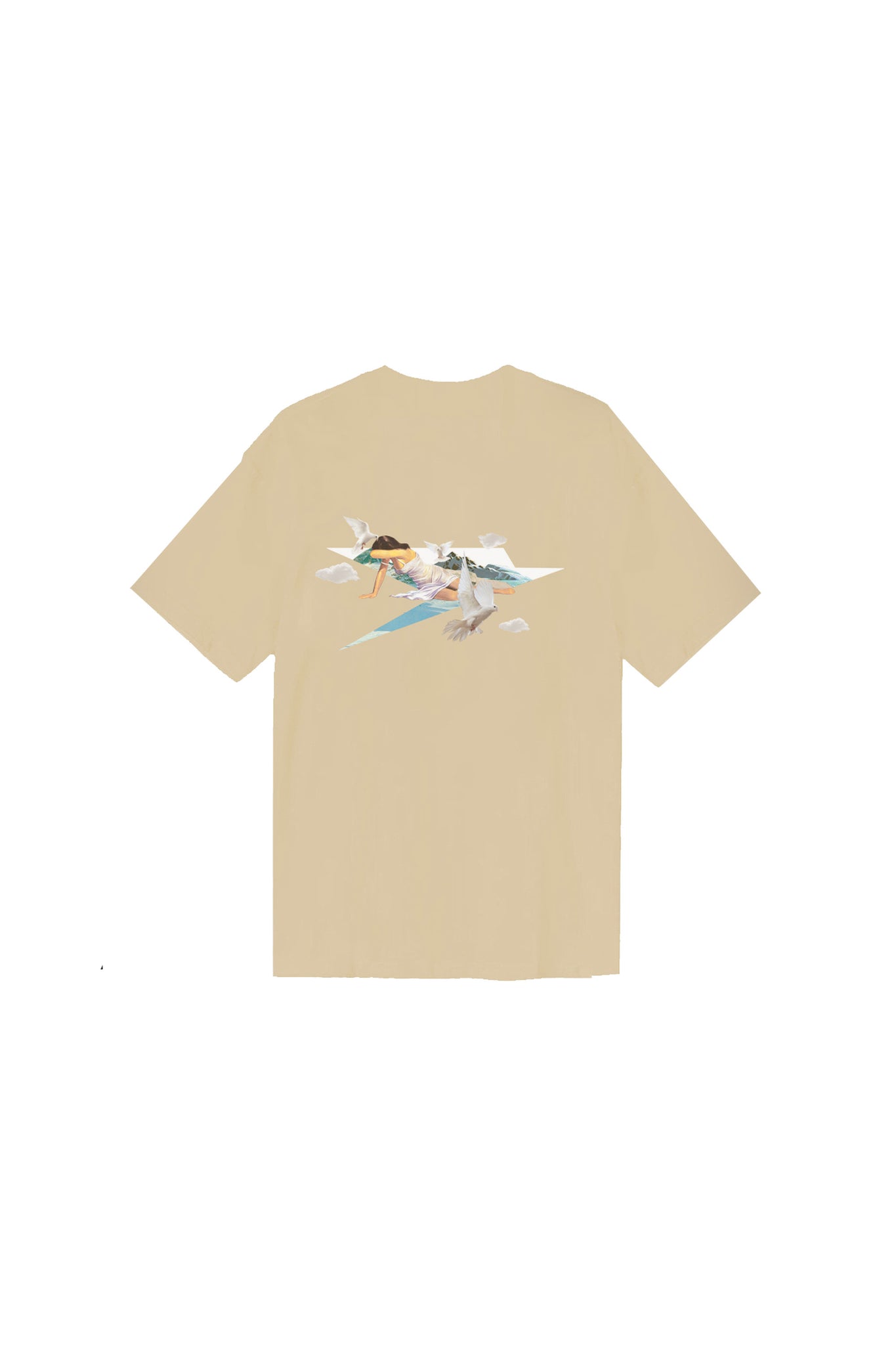 “DYSTOPIA” AI Cream T-Shirt