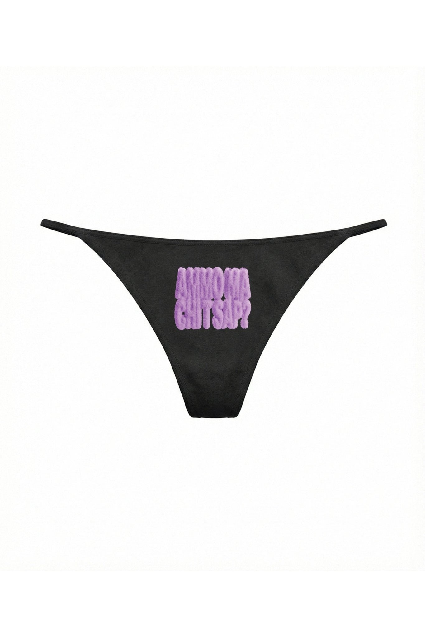 Thong "AMMO" CHI'T'SAP Black/FurryPink - BASEDODICI®