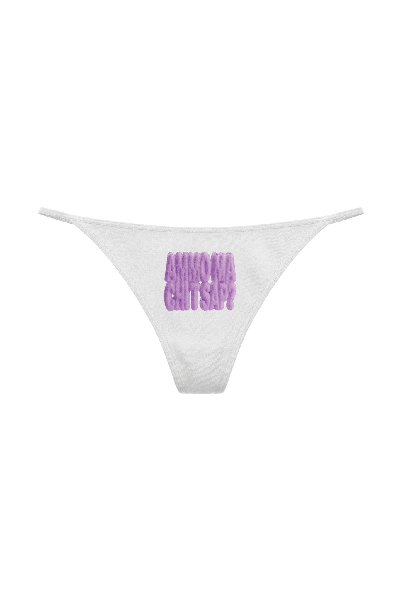 Thong "AMMO" CHI'T'SAP White/FurryPink - BASEDODICI®