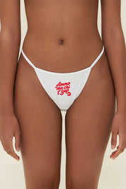 Thong "AMMO" CHI'T'SAP White/Gloss - BASEDODICI®