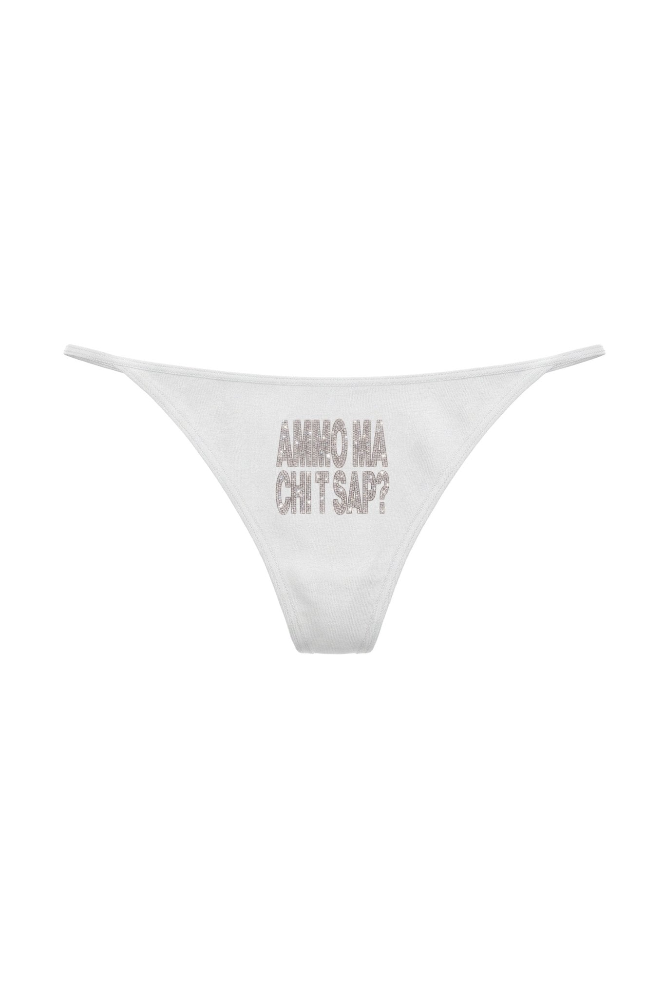 Thong "AMMO" CHI'T'SAP White/Grillz - BASEDODICI®