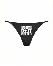 Thong "DIVA" Brunette Black - BASEDODICI®