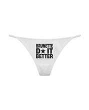Thong "DIVA" Brunette White - BASEDODICI®