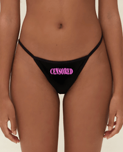Thong "DIVA" Censored Black - BASEDODICI®