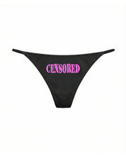 Thong "DIVA" Censored Black - BASEDODICI®