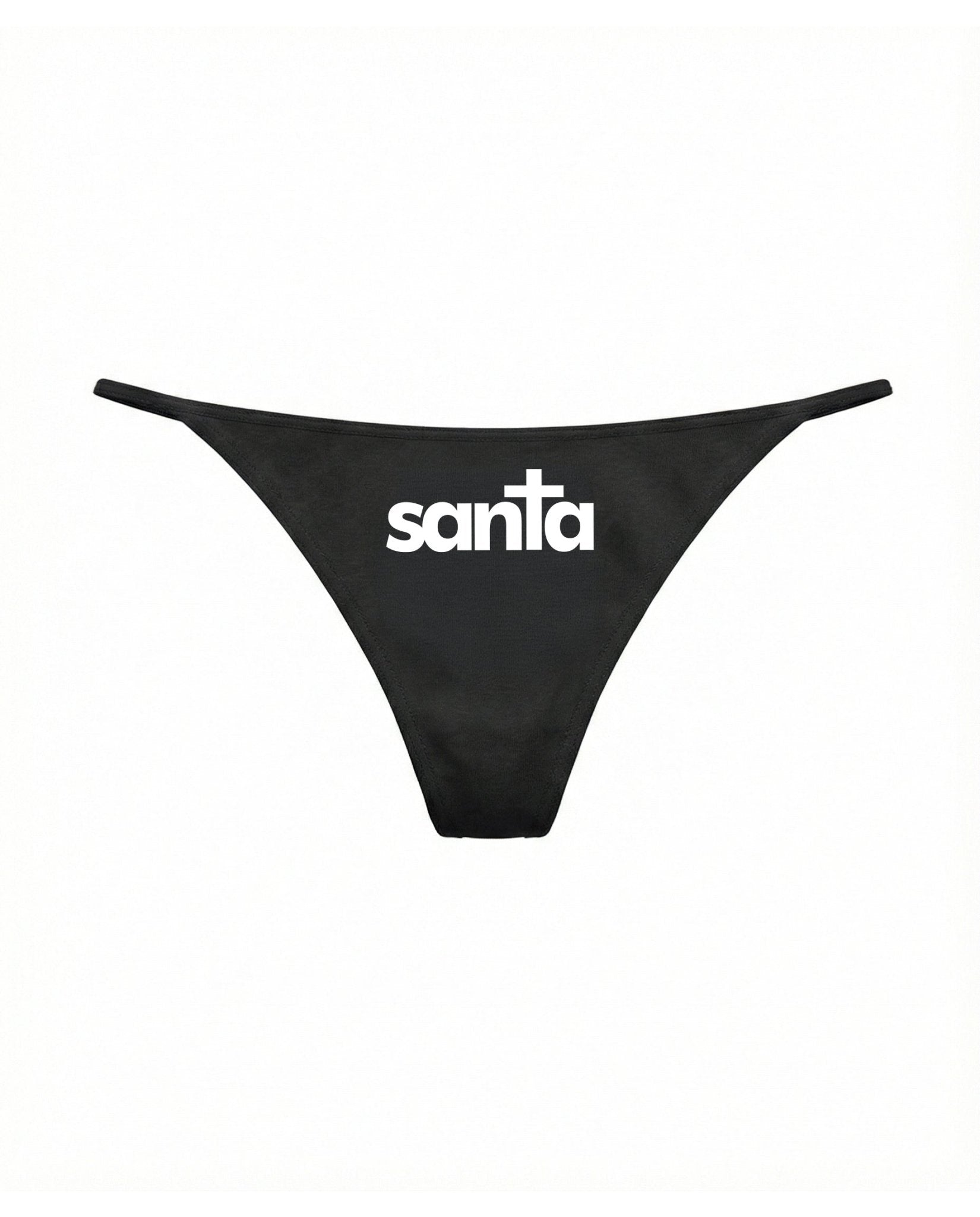 Thong "DIVA" Santa Black - BASEDODICI®