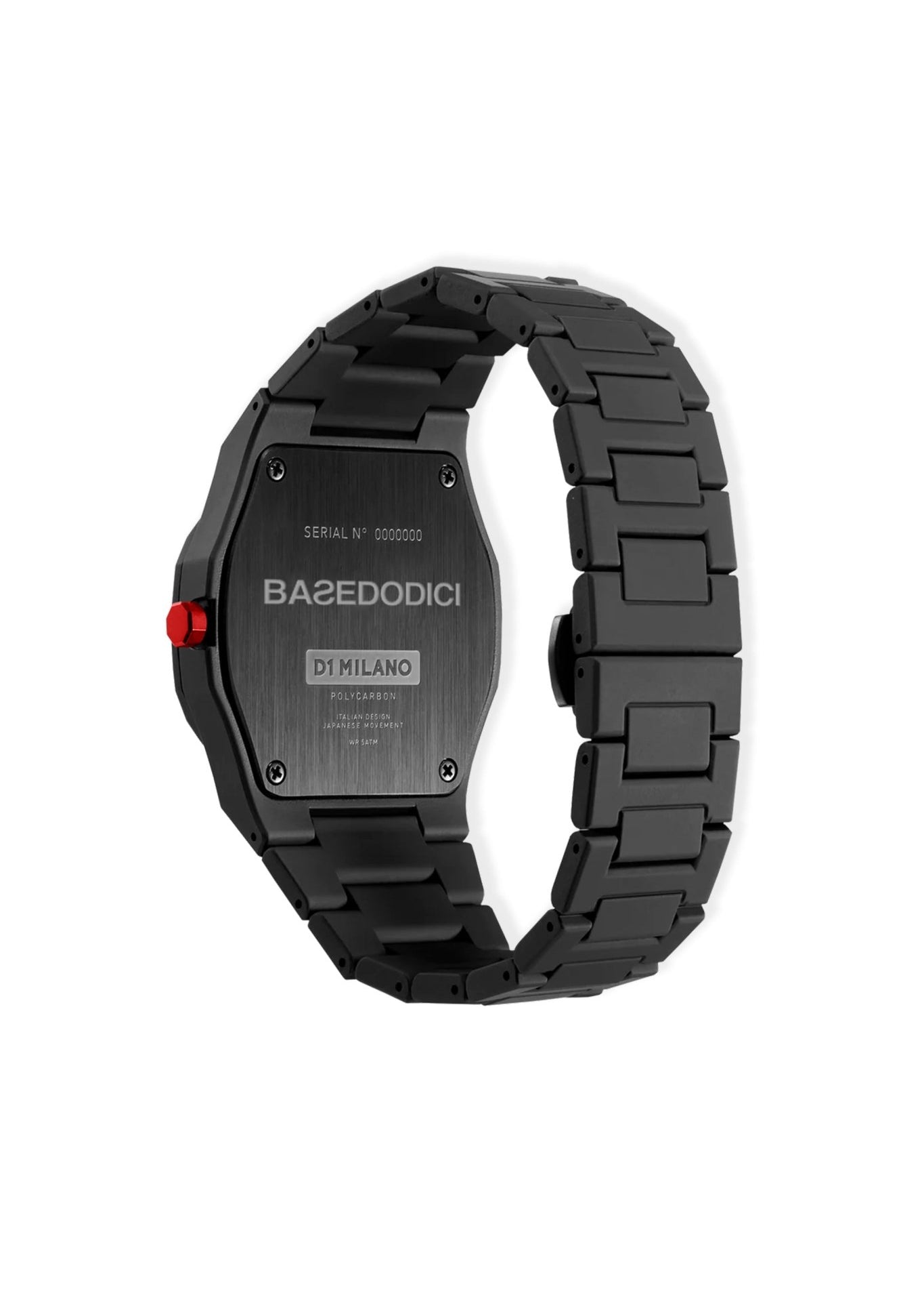 Watch "D1MILANOxBASEDODICI" Black Polycarbon - BASEDODICI®