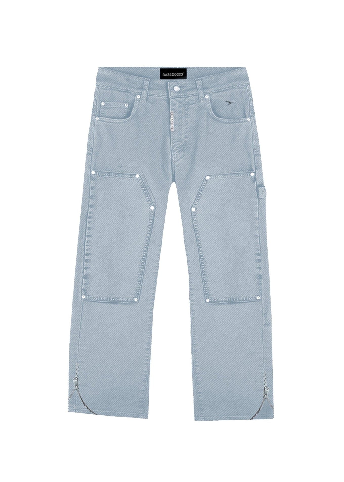 Work Denim Pants “RESORT” Light Blue - BASEDODICI®