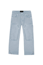 Work Denim Pants “RESORT” Light Blue - BASEDODICI®