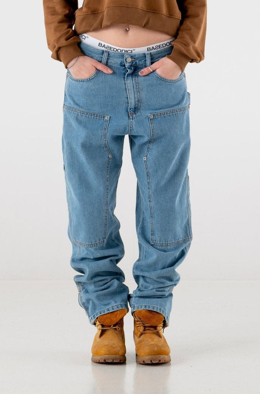 Work Denim Pants “RESORT” Light Blue
