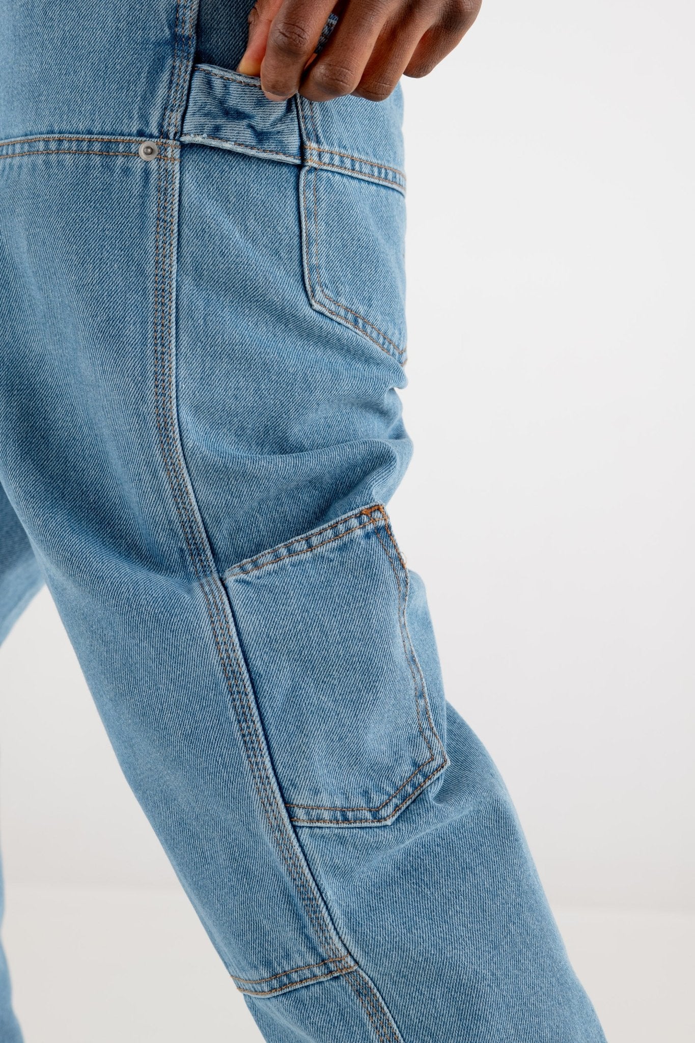 Work Denim Pants “RESORT” Light Blue - BASEDODICI®