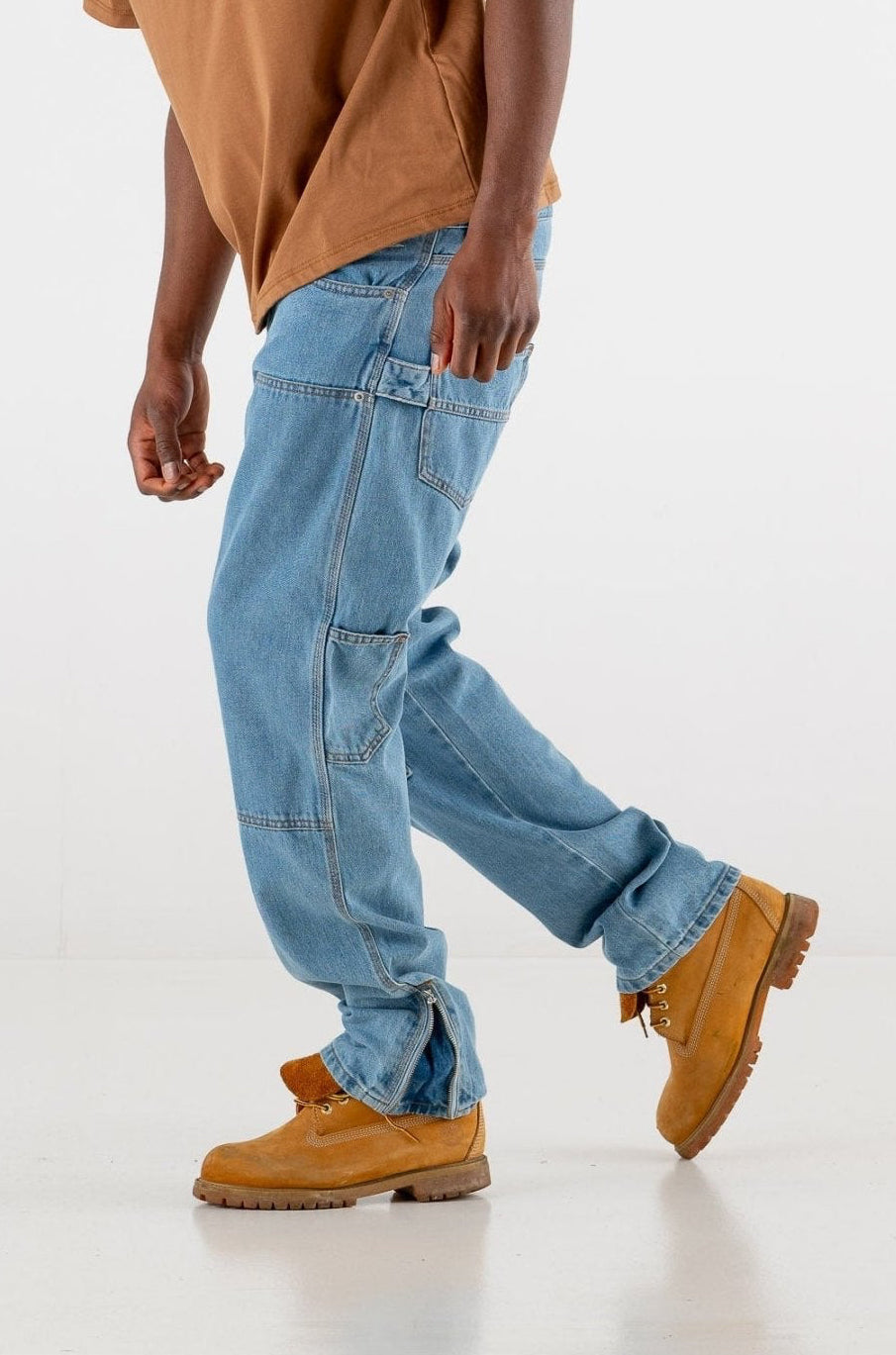 Work Denim Pants “RESORT” Light Blue - BASEDODICI®