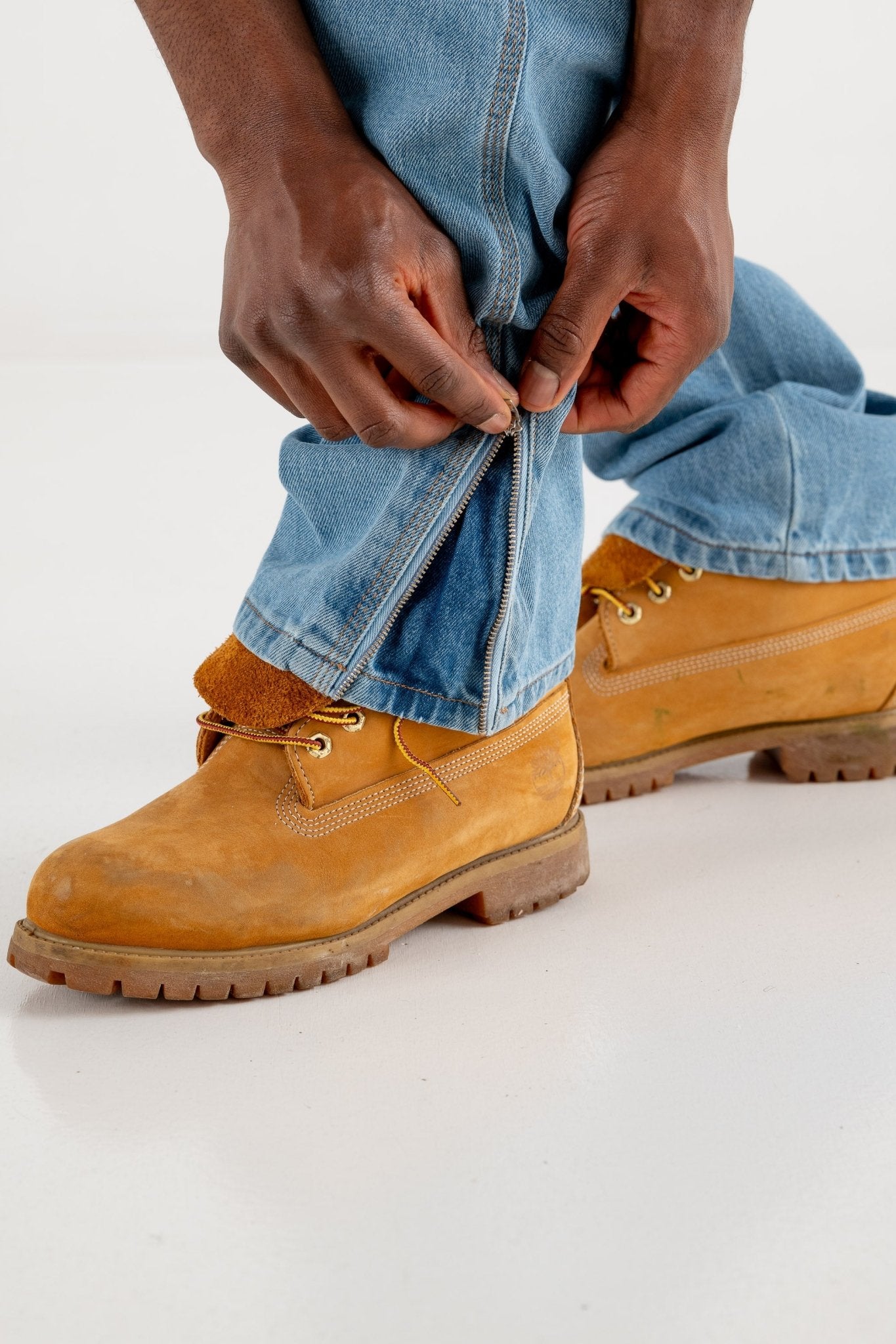 Work Denim Pants “RESORT” Light Blue - BASEDODICI®