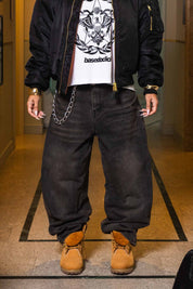 "WORLD TOUR" Work Denim Diplomatic Black Raw