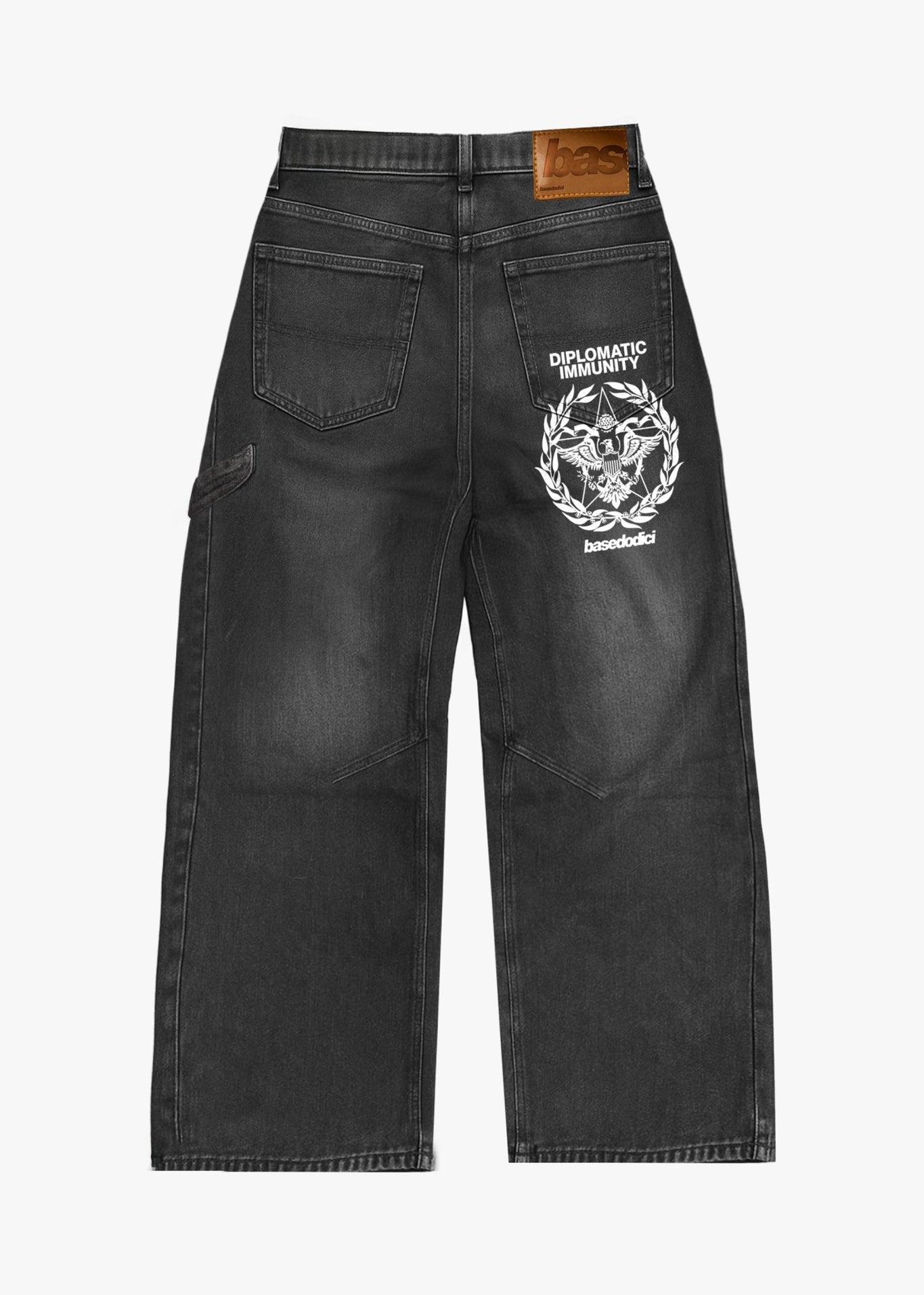 Work Denim "WORLD TOUR" Diplomatic Black Raw - BASEDODICI®