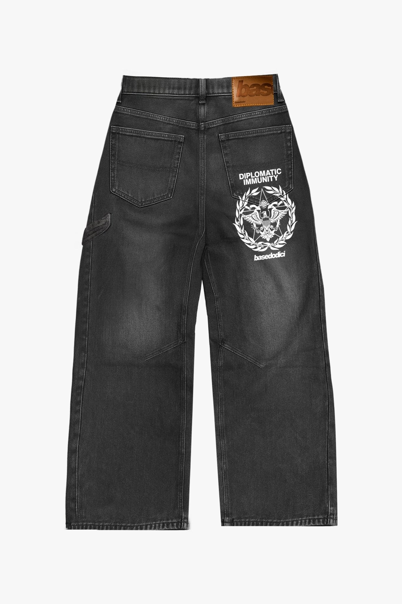 Work Denim "WORLD TOUR" Diplomatic Black Raw - BASEDODICI®