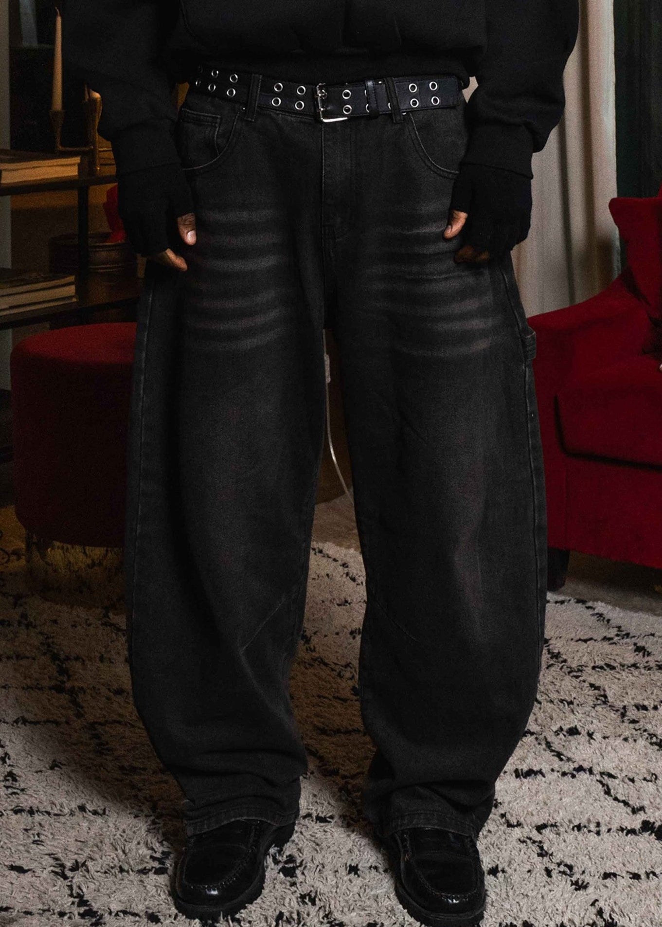 Work Denim "WORLD TOUR" Diplomatic Black Raw - BASEDODICI®