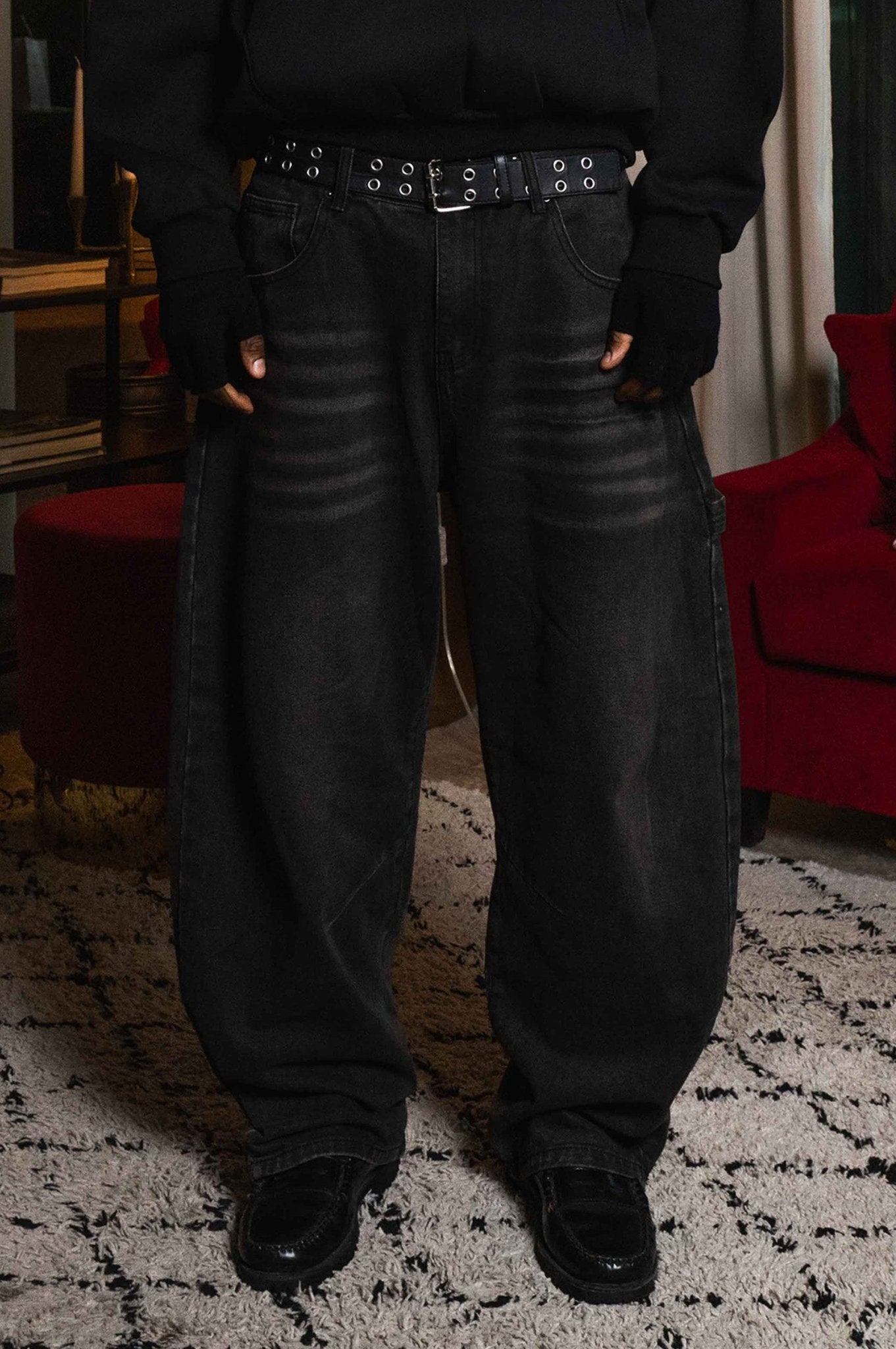 Work Denim "WORLD TOUR" Diplomatic Black Raw - BASEDODICI®