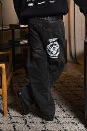 "WORLD TOUR" Work Denim Diplomatic Black Raw