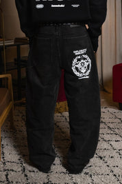 "WORLD TOUR" Work Denim Diplomatic Black Raw