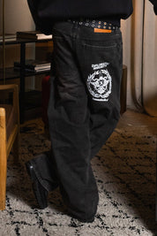 Work Denim "WORLD TOUR" Diplomatic Black Raw - BASEDODICI®