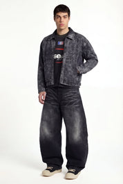 Work Jacket "FOR DREAMERS" Stone Washed - BASEDODICI®