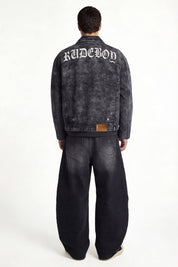 Work Jacket "FOR DREAMERS" Stone Washed - BASEDODICI®