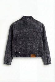 Work Jacket "FOR DREAMERS" Stone Washed Front Logo - BASEDODICI®