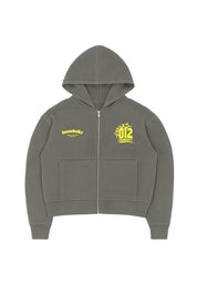Zip Hoodie "CRUEL SEASON" Italiano Grey - BASEDODICI®