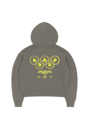 Zip Hoodie "CRUEL SEASON" Italiano Grey - BASEDODICI®