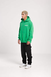 Hoodie “BADINFLUENCE” Department Green