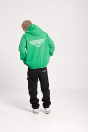 Hoodie “BADINFLUENCE” Department Green