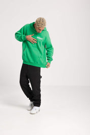 Hoodie “BADINFLUENCE” Department Green