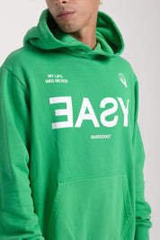 Hoodie “BADINFLUENCE” Easy Green