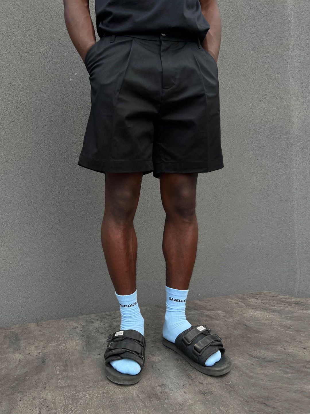 Elegant “NoFriends” Short Black