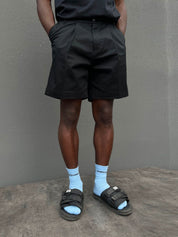 Elegant “NoFriends” Short Black