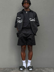 Elegant “NoFriends” Short Black