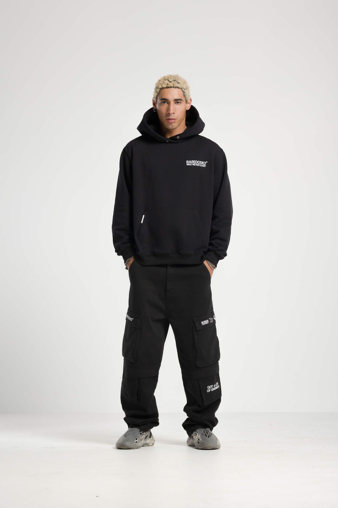 Cargo Pants “BADINFLUENCE” Black