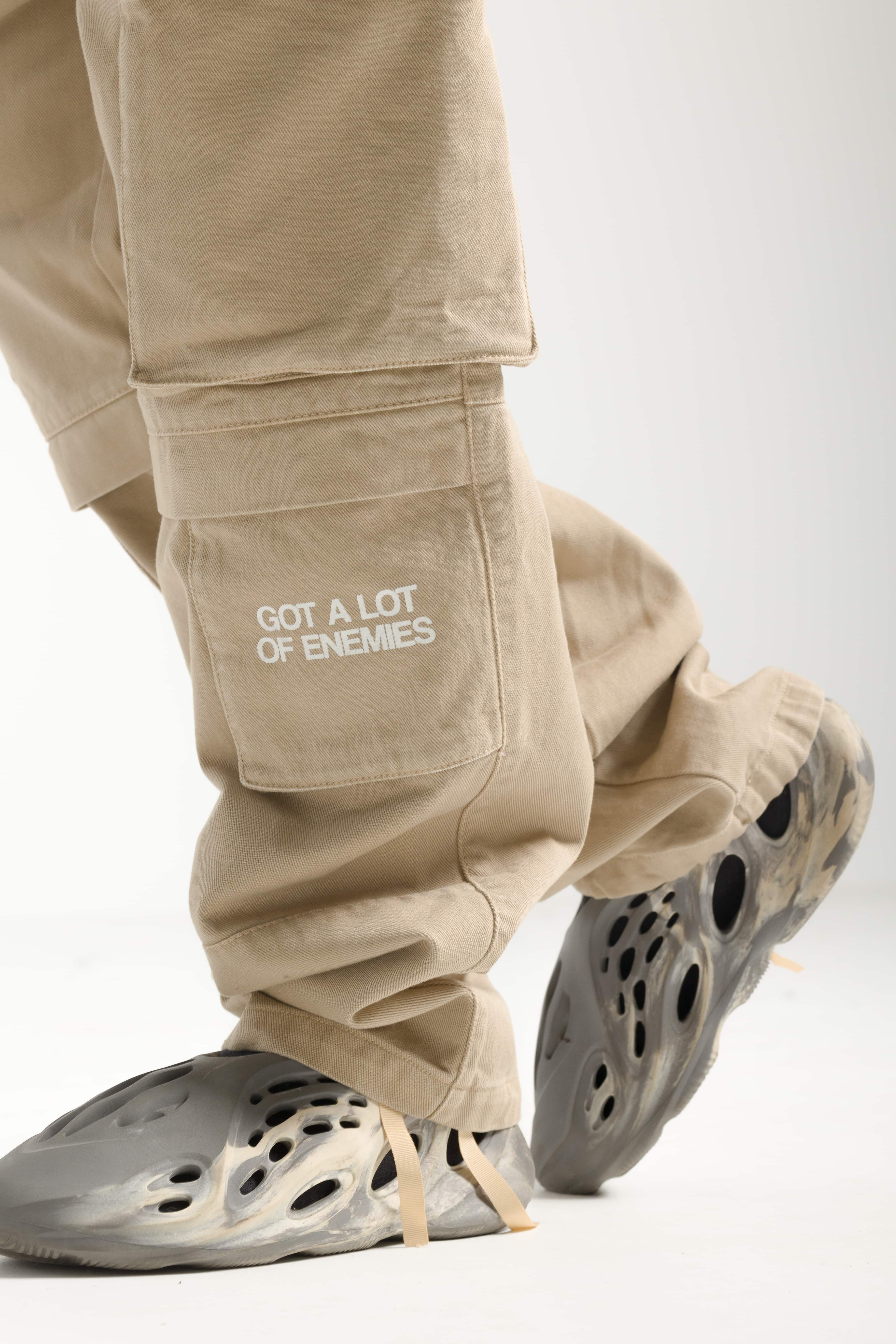 Cargo Pants “BADINFLUENCE” Sand