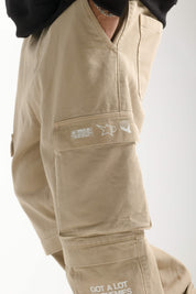 Cargo Pants “BADINFLUENCE” Sand