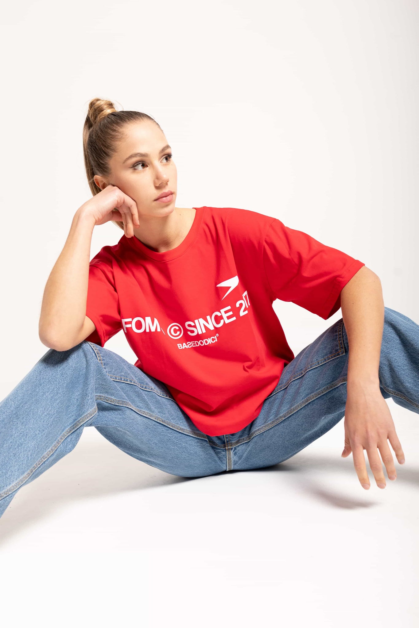 "FOMO" T-Shirt Since2017 Red 