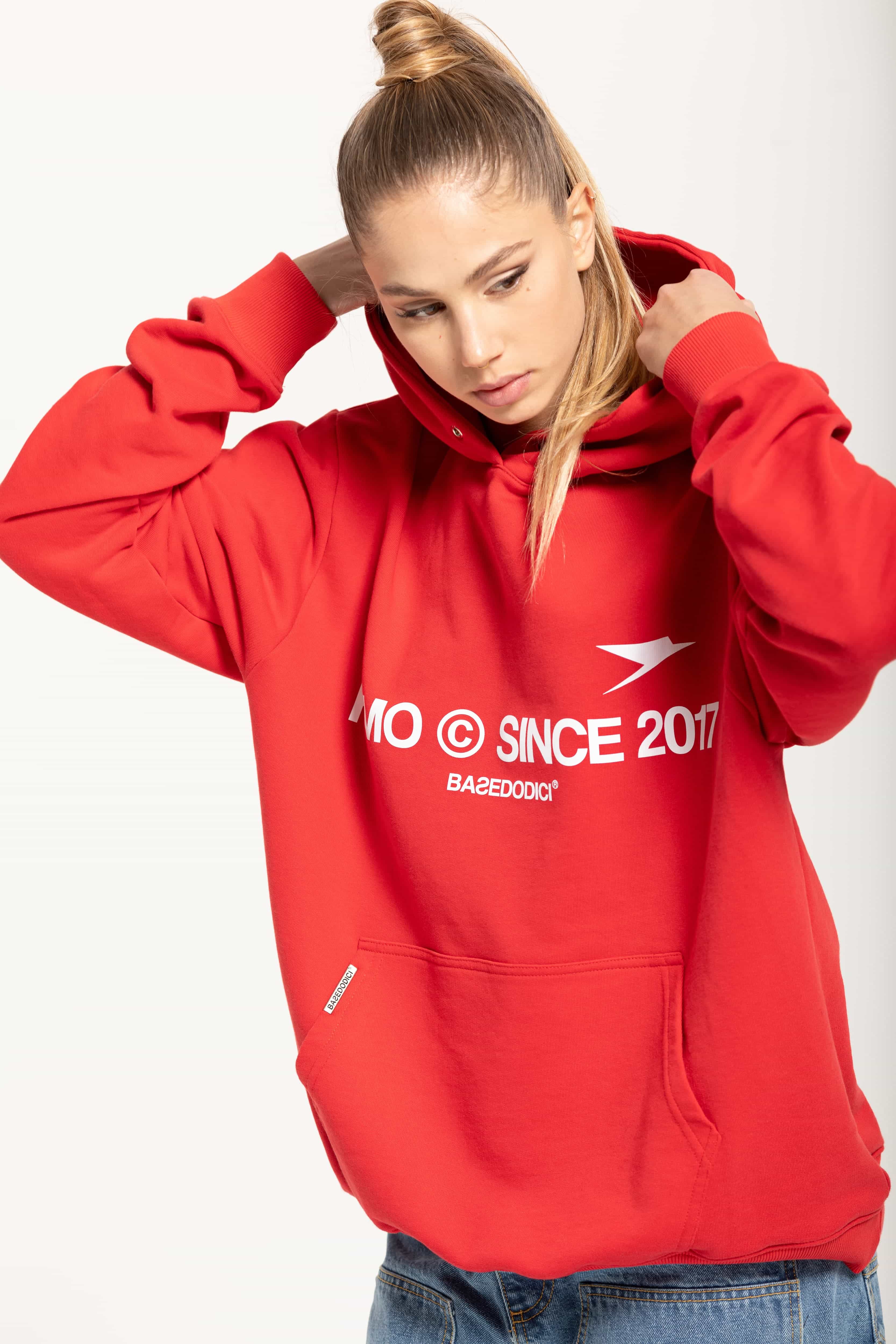 Hoodie "FOMO" Since2017 Red