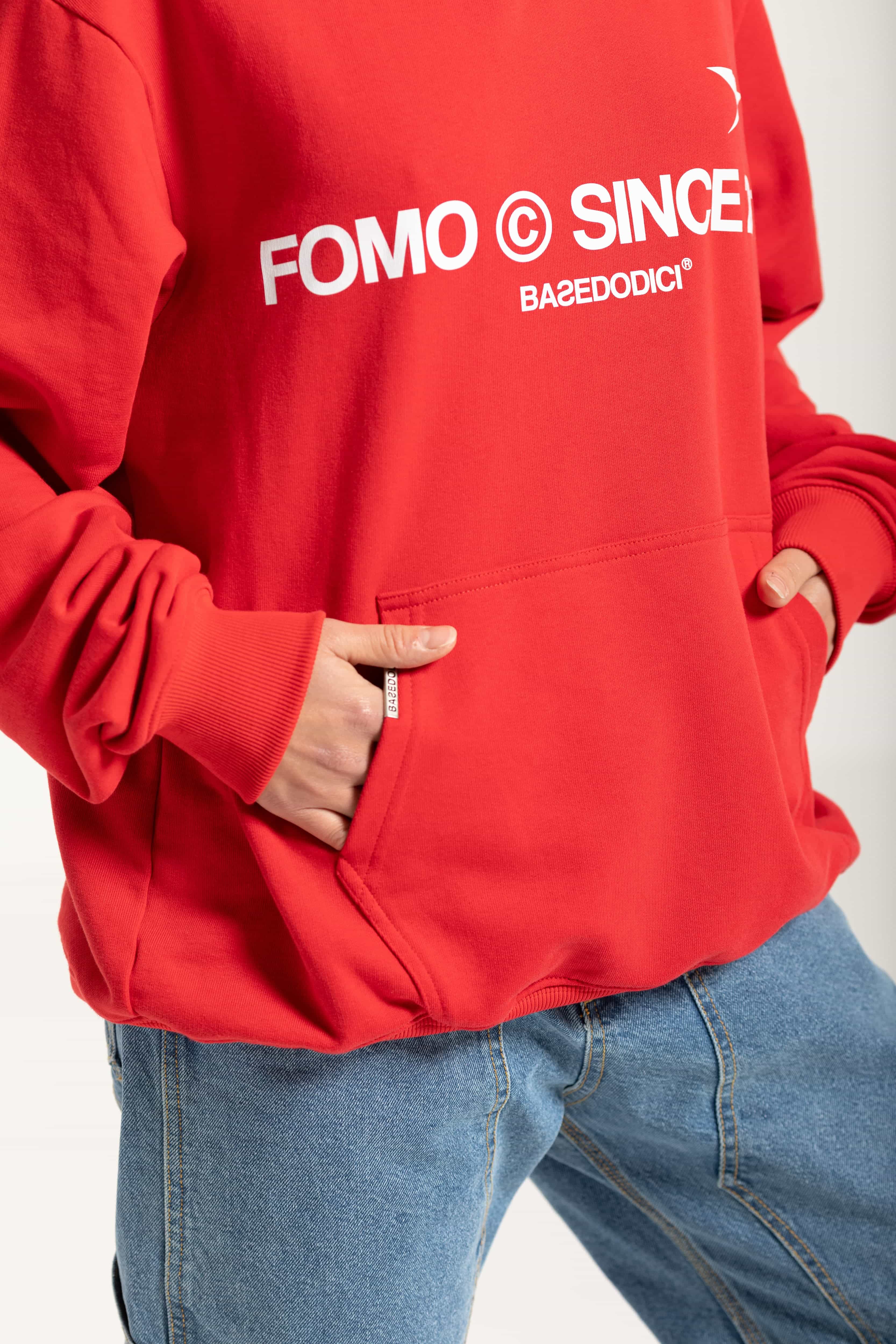 Hoodie "FOMO" Since2017 Red