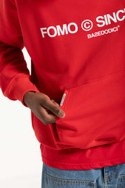 Hoodie "FOMO" Since2017 Red