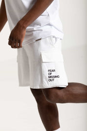Cargo Short "FOMO" White