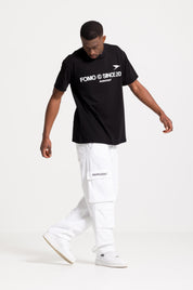 Cargo Pants "FOMO" White