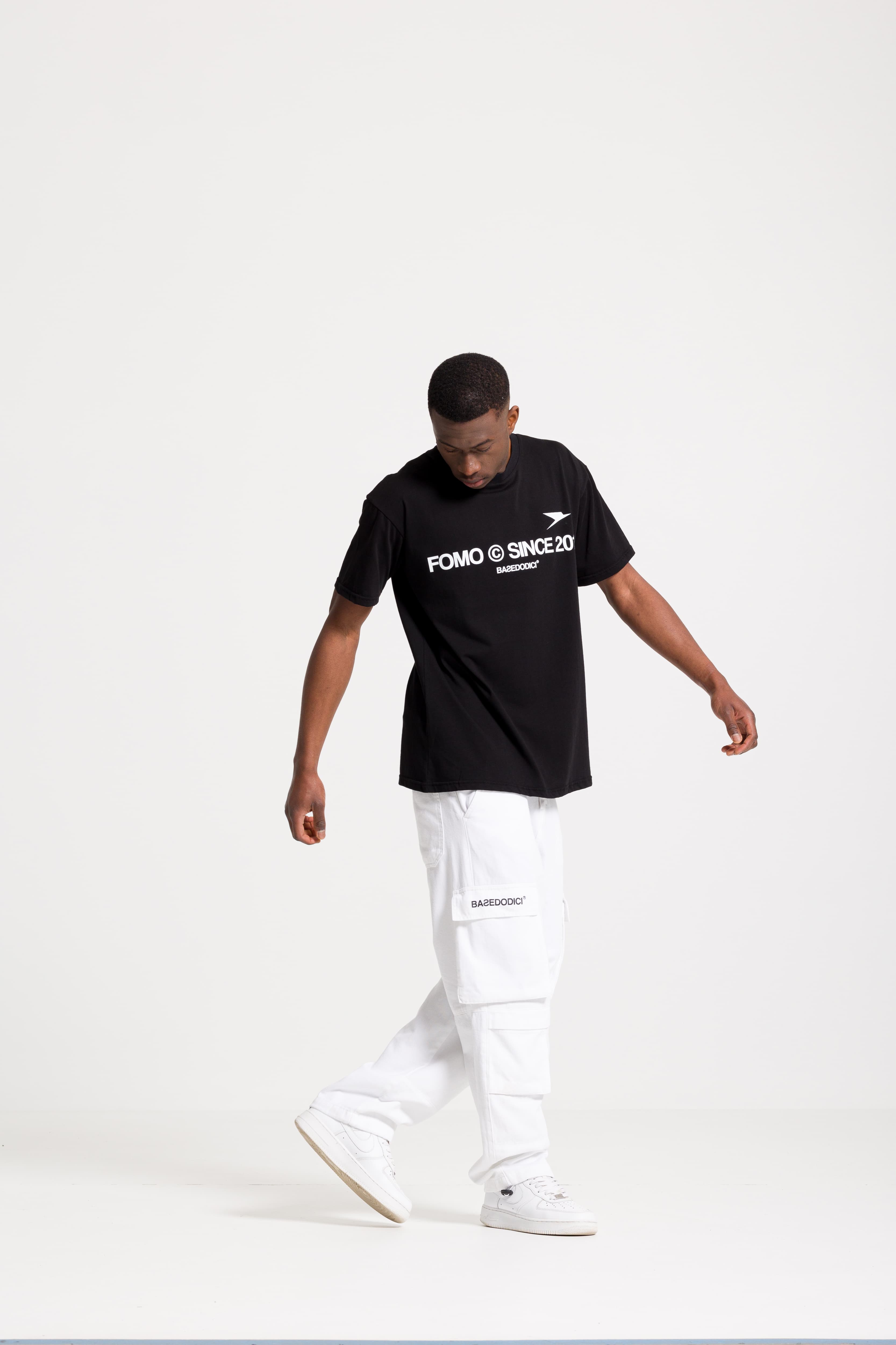 Cargo Pants "FOMO" White